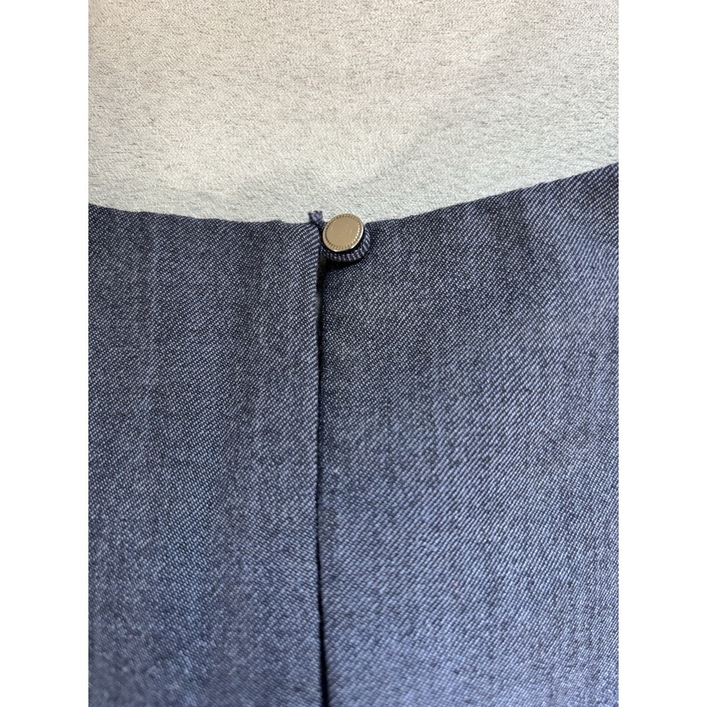 Banana Republic Womens Wool Sleeveless Ruffle-Front Suiting Shell Blouse Sz 4 - Picture 3 of 13